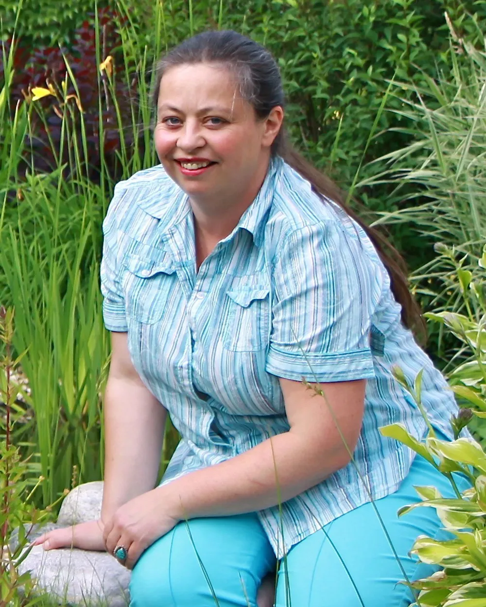 Portrait Isabella Pfennig, Inhaberin von Gartengestaltung Libelle